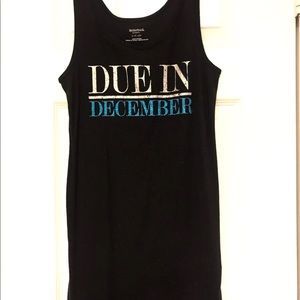 Due In December Maternity Tank